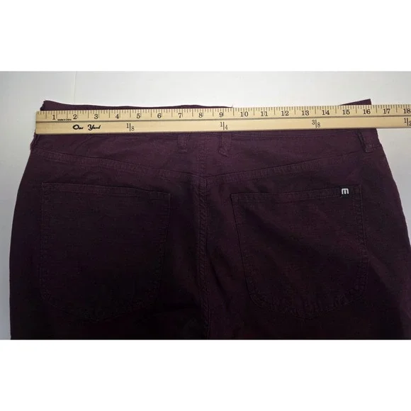 Travis Mathew Mens Size 32 Burgundy‎ Red Chino Pants - Picture 10 of 13